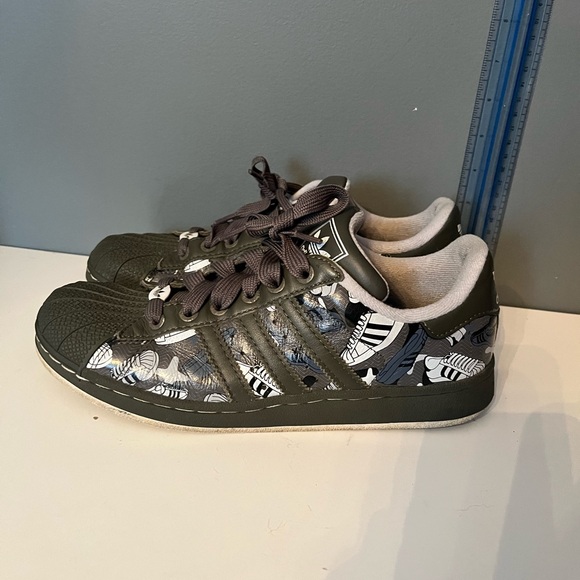 Adidas Limited Edition Superstar  Camo Shoe Size 7 Rare - Picture 6 of 7